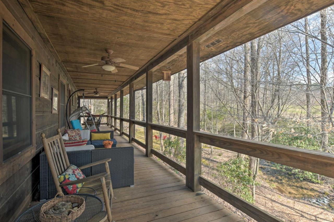Creekside Marietta Cabin Retreat With Fire Pit! Slater-Marietta Exteriör bild